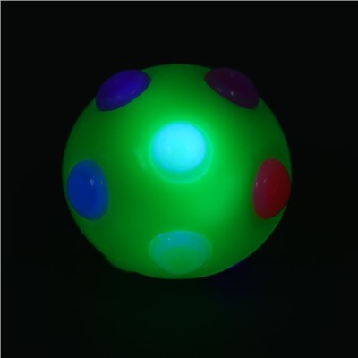 Мяч «Диско», световой, цвета МИКС