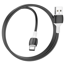 Кабель Type-C - USB, 1 м, "BX84 Rise" (6974443386806) "Borofone", черный, 3A