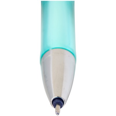Ручка гелевая OfficeSpace "Orient" стираемая, 0.38мм синяя (D1209_19586) корпус бирюзовый металлик