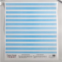 Веллум "Голубая горизонталь" 90г/м2, 29х29 см