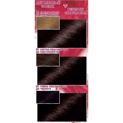 Краска для волос Garnier Color Sensation «Роскошный цвет», тон 3.0, роскошный каштан