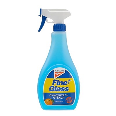 Очиститель стекол Kangaroo Glass Cleaner аромат апельсина, 500 мл + салфетка