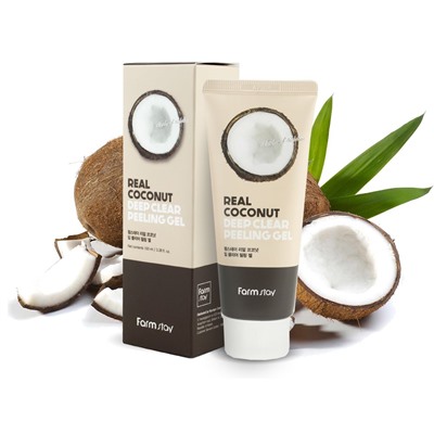 Пилинг-гель с Кокосом FarmStay Real Coconut Deep Clear Peeling Gel, 100 ml