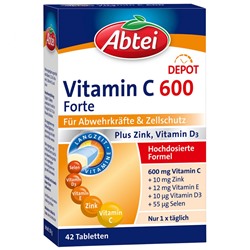 Abtei (Абтай) Vitamin C 600 42 шт