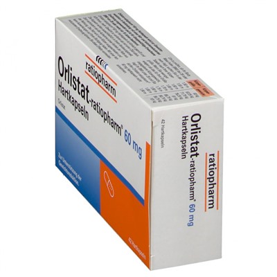 Orlistat-ratiopharm(Орлистат-ратиофарм) 60 mg 42 шт