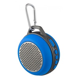 Колонка портат. Bluetooth "Perfeo SOLO" (PF-BT-SOLO_BL) MP3-плеер, FM-радио, micro-SD, аккум. 600 мАч, мощность 5Вт, синяя