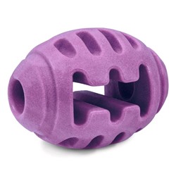 Игрушка для собак Triol AROMA "Мяч для регби", TPR, аромат винограда, 8 см, фиолетовая