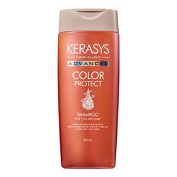 KeraSys Ампульный шампунь защита цвета окрашенных волос / Advanced Color Protect, 400 мл