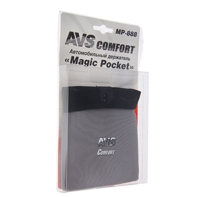 Держатель  автомобильный magic pocket AVS MP-888, 115х145 мм, серый