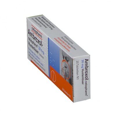 Ambroxol-ratiopharm (Амброксол-ратиофарм) 30 Hustenloser Tabletten 20 шт