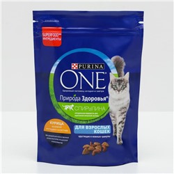 Сухой корм Purina One "Природа здоровья" для кошек, курица, 180 г