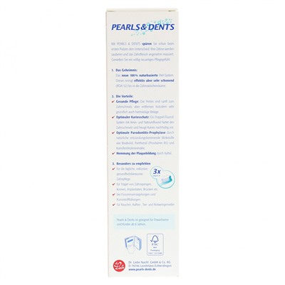 PEARLS & DENTS, ПЕРЛС & ДЕНТС Зубная паста с 100% натуральным жемчугом (патент), 100 мл