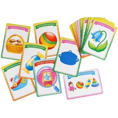 Развивающие карточки "Развиваем внимание и память" 36 шт. (РК_30926, "Мульти-Пульти") картон