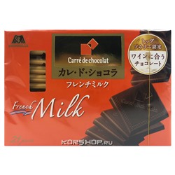 Шоколад «Французское молоко» Carre de chocolat Morinaga, Япония, 102 г