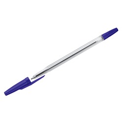 Ручка шар. OfficeSpace (BP_21965) синяя, 0.7мм, прозрачный корпус