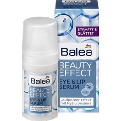 Balea Beauty Effect Eye и Lip Serum, Балеа Сыворотка для  Глаз и Губ, 15 мл
