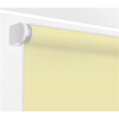 Рулонная штора «Плайн», 40х175 см, цвет кремовый