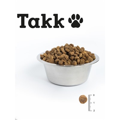 Сухой корм TAKK для кошек, мясное ассорти говядина/курица, 10 кг
