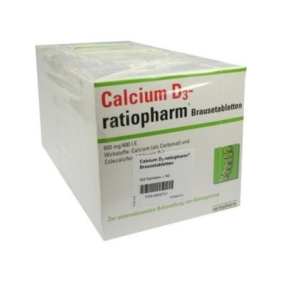 Calcium D3 Ratiopharm Brausetabletten (100 шт.) Кальциум Шипучие таблетки 100 шт.