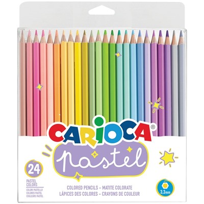 Карандаши Carioca "Pastel" 24цв. (43310)