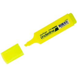 Текстмаркер MunHwa "UnderLine" 1-5мм желтый (ULF-08)