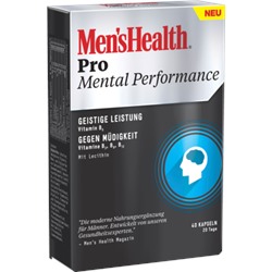 Men’s Health Витамины для  поддержки умственной работоспособности Mental Performance, 40 шт.