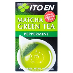 Зеленый чай с добавлением Матча и перечной мяты Itoen (20 шт.), Япония, 30 г Акция