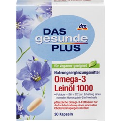 Mivolis Omega-3 Leinol 1000 Омега-3 льняное масло 1000, капсулы, 30 шт