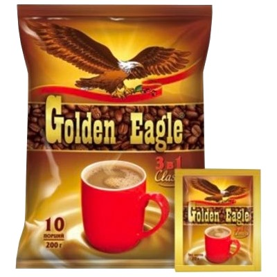 Golden Eagle. Classic 3 в 1 200 гр. мягкая упаковка, 10 пак.