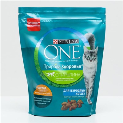 Сухой корм Purina One "Природа здоровья" для кошек, курица, 680 г