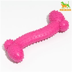Игрушка жевательная "Любимое лакомство", TPR, 11 х 4 см, розовая