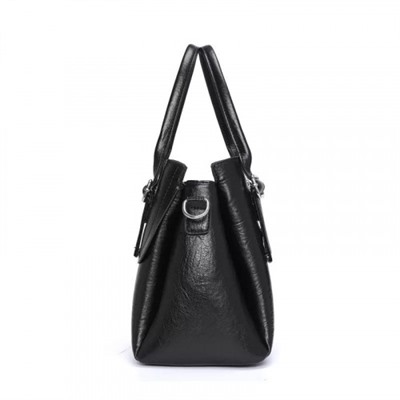 Женская кожаная сумка 3606 BLACK