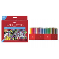 Карандаши 60 цветов Faber-Castell «Замок» шестигранный корпус, подарочная коробка