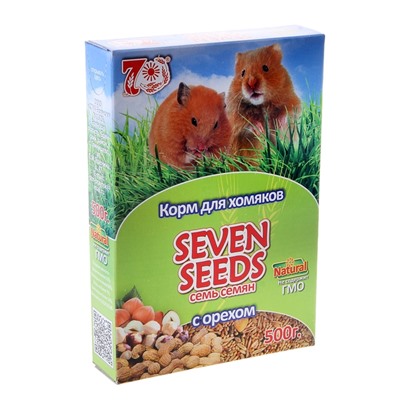 Корм для хомяков Seven Seeds с орехами, 500 г