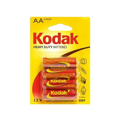 Батарейка R6 "Kodak Super Heavy Duty", на блистере BL4