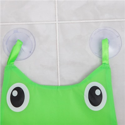 Сетка для хранения игрушек в ванной на присосках на присосках «Лягушка»