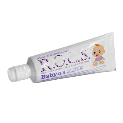 Зубная паста R.O.C.S. Baby, для малышей, аромат липы, 45 г