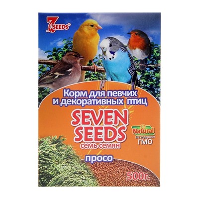 Корм Seven Seeds для птиц, просо, 500 г