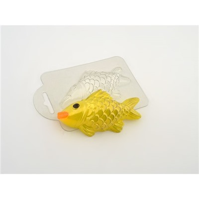 Пластиковая форма "Желтая рыбка" 10,5х5,5 см