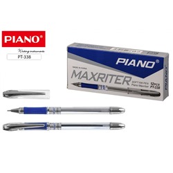 Ручка шар. PIANO (PT-338) на масляной основе, синяя, игольчатый наконечник
