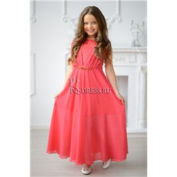 Платье нарядное для девочки арт. ИР-1701, цвет арбуз