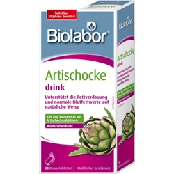 Biolabor Артишоки Напиток Растворимые таблетки, 20 шт