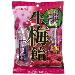 Конфеты со вкусом японской сливы Ribon, Япония, 75 г Акция