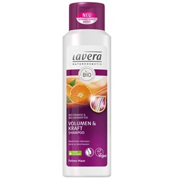 lavera (лавера) Volumen & Kraft Shampoo Bio Orange & Gruner Tee 250 мл