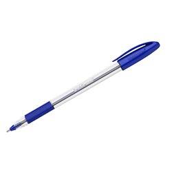 Ручка шар. ErichKrause "Ultra Glide Technology U-109" (47574) синяя, 1мм, трехгран. корпус, игольчатый стержень, прозрачный корпус, грип, одноразовая