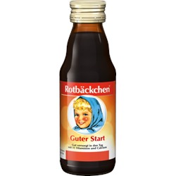 Rotbäckchen Guter start Сок в Компактной Упаковке Обогощенный Кальцием и Комплексом Витаминов для Поддержания Здоровья, 125 мл
