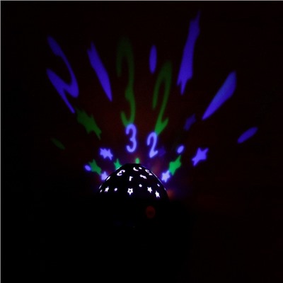 Музыкальный ночник-проектор «Звёздное небо», звуковые и световые эффекты