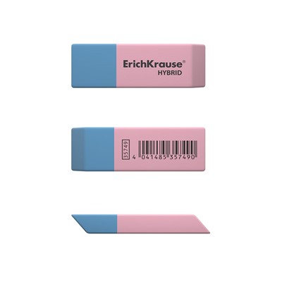 Ластик ErichKrause "Hybrid" (35749) термопластичная резина, 54*18*8мм.