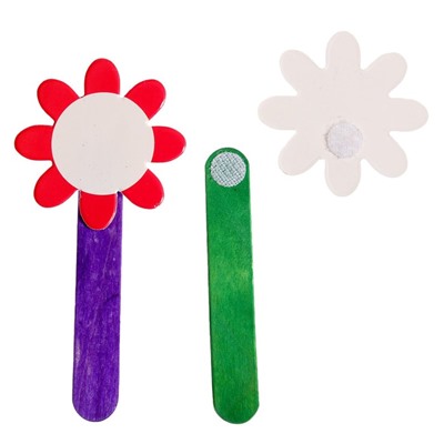Развивающий набор «Умные цветочки», с палочками