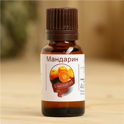 Эфирное масло "Мандарин", флакон-капельница, аннотация, 15 мл